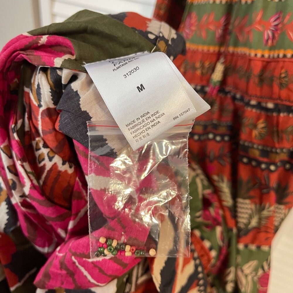 NWT Farm Rio Multicolour Ainika Floral Garden Maxi-Dress - Picture 4 of 6